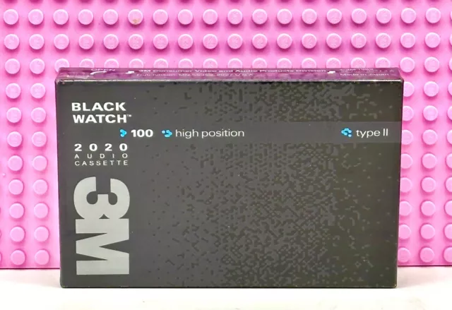 3M Black Watch 4040 100 Min. Metal Audio Cassette Tape. New (Factory Sealed)