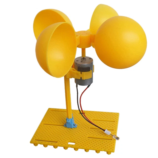 Mini Generatore Eolico E Idroelettrico – Turbina Didattica Per Esperimenti Scientifici E Fai-da-te, Portatile, Silenzioso, Ad Alta Efficienza