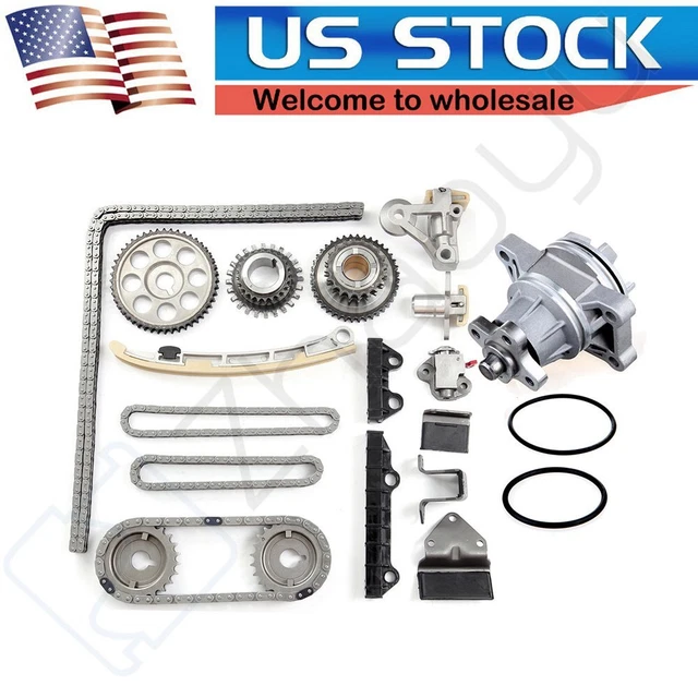 Timing Chain Kit Water Pump for 1999-2006 Suzuki Grand Vitara 2.7L V6 DOHC H27A