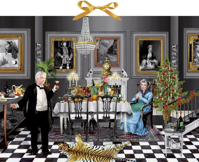 Zettelkalender - Christmas Dinner for One Kalender Deutsch Coppenrath