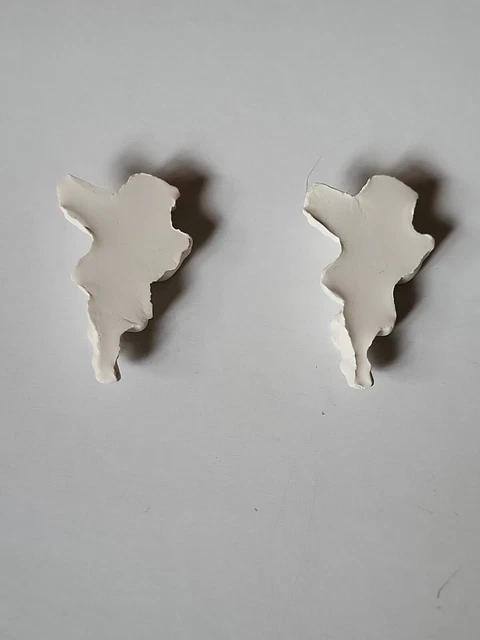 Dolls House - Handmade Pair Of Plaster Corbels 1/12Th Scale 2