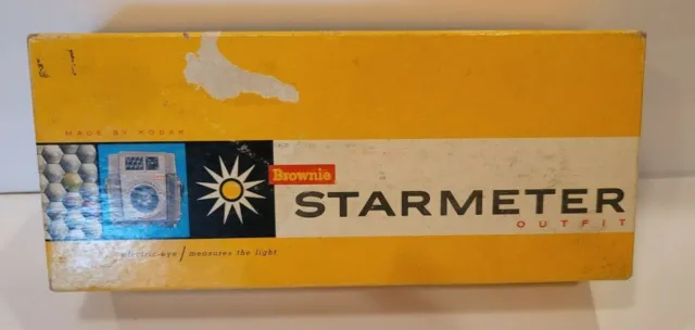 Kodak Brownie Starmeter Outfit Vintage Camera in Box  No 29H