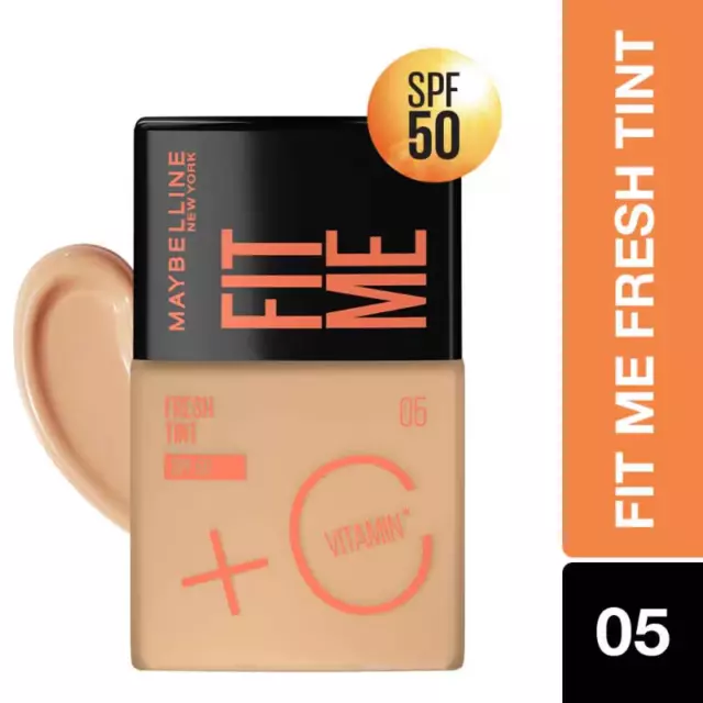 Maybelline New York Fit Me Fresh Tint With SPF 50 & Vitamin C - Shade 05 (30ml)