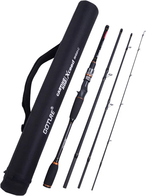 Travel Fishing Rods,2 Piece/4 Piece Fishing Pole with Case/Bag,Fly Fishing Kit/S