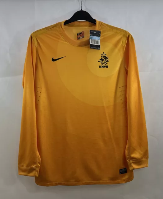 BNWT Holland Player Issue GK Football Shirt 2012/13 Adults Medium Nike C570