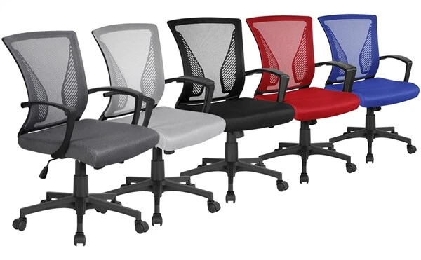 Yaheetech Chaise de Bureau Fauteuil de Bureau Ergonomique Inclinable