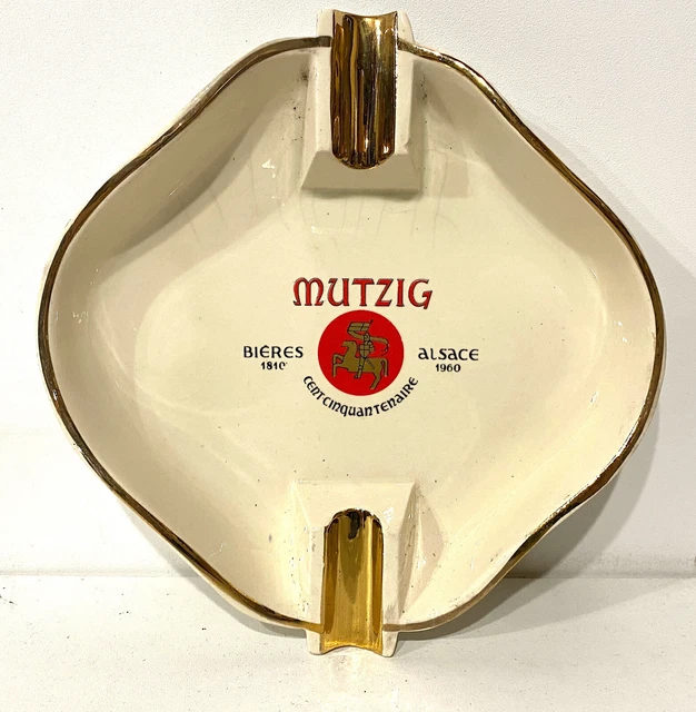 ANCIEN MIROIR ENSEIGNE réclame Bière La SLAVIA brasserie COMÈTE Châlons
