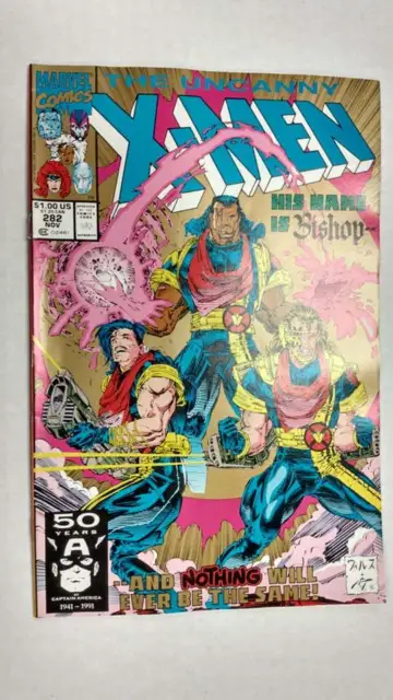 UNCANNY X-MEN Vol 1 #282  2nd Printing - BISHOP             / 1991 Marvel Comics