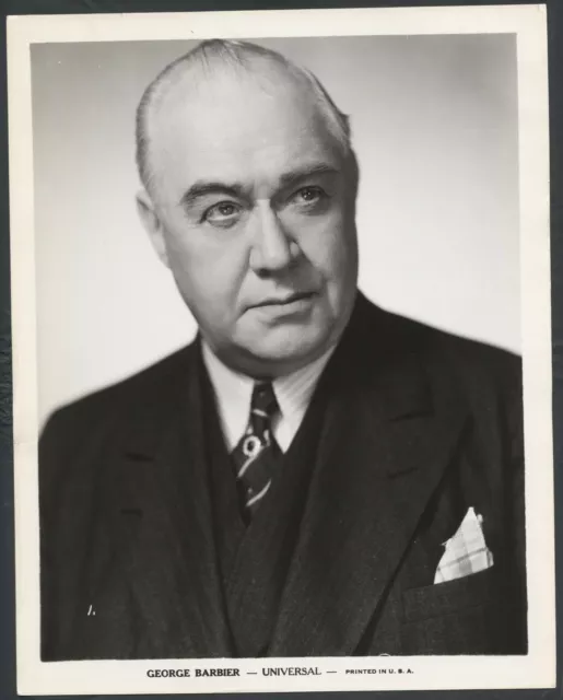 GEORGE BARBIER (1930s) UNIVERSAL PUBLICITY PHOTO