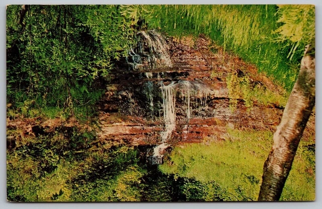 Michigan Alger Falls Near Munising MI Postcard UNP VTG Avery Unused Vintage