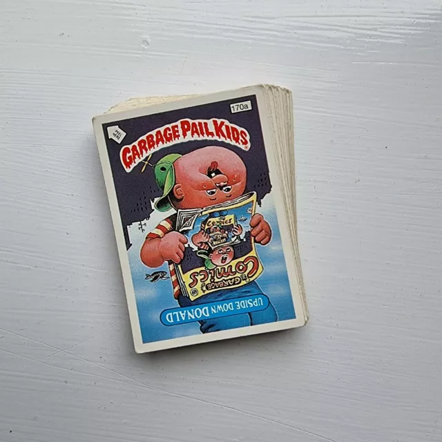 Garbage Kübel Kinder UK Serie 5 Singles - Topps Sticker / Karten - 1986 -