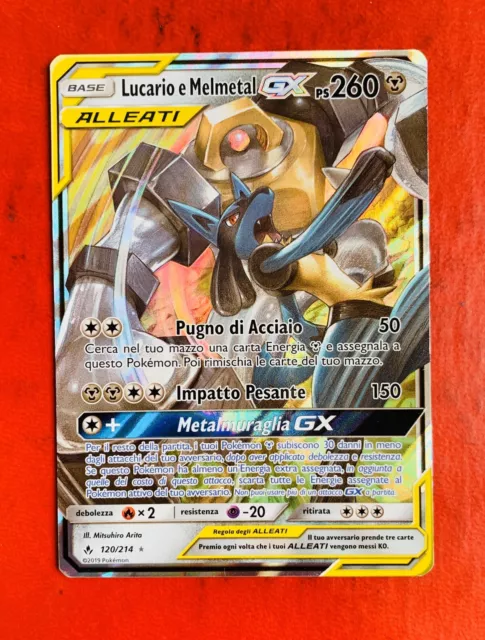 lucario y melmetal. carta pokemon gx 2019. 120/ - Comprar Cartas  Colecionáveis antigas no todocoleccion