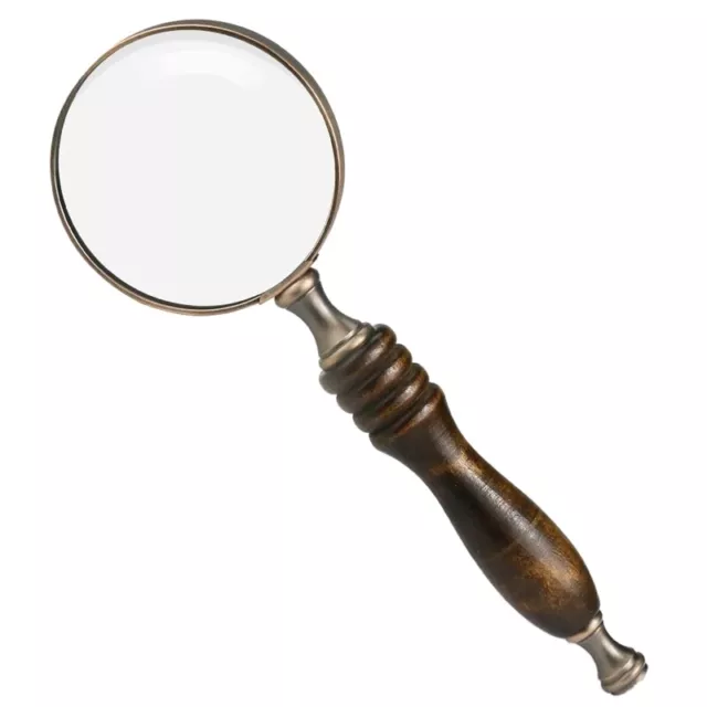 Magnifying Glass 10X Handheld with Handle Large Lens Reading Magnifier