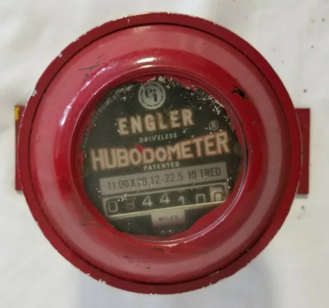Vintage Highway Truck Trailer ENGLER Instrument Co. Driveless Hubodometer