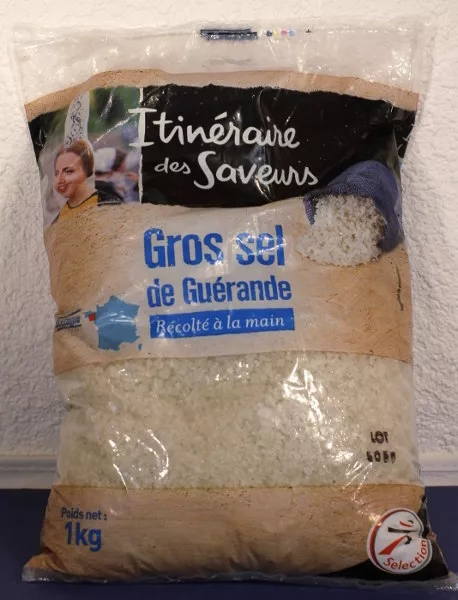 3 kg -Gros sel de Guerande-Meersalz grob-Bretagne/Frankreich