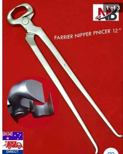Farrier Hoof Nipper Pincers Trimmer 12" Trimming Horse Hooves