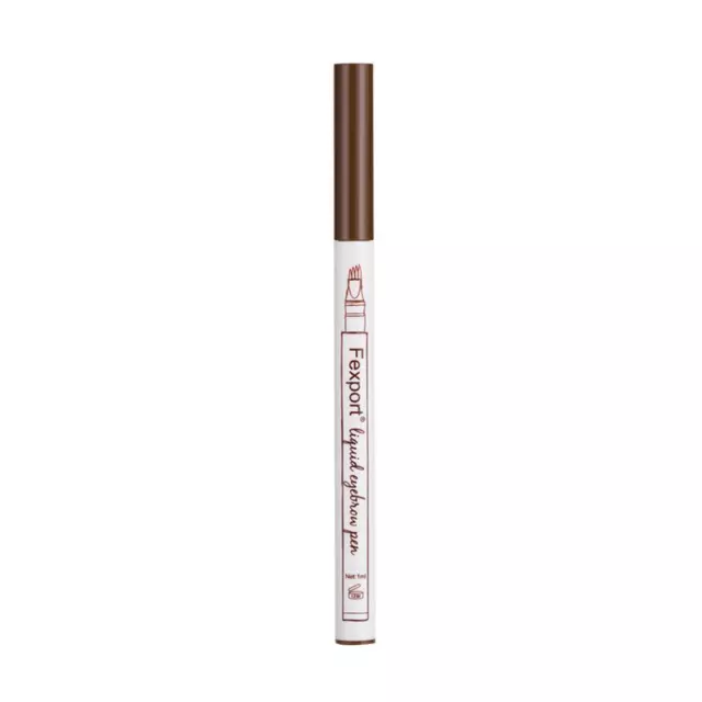 fr Four-headed Eyebrow Pen Waterproof Carving Eyebrow Pencil (Brown)