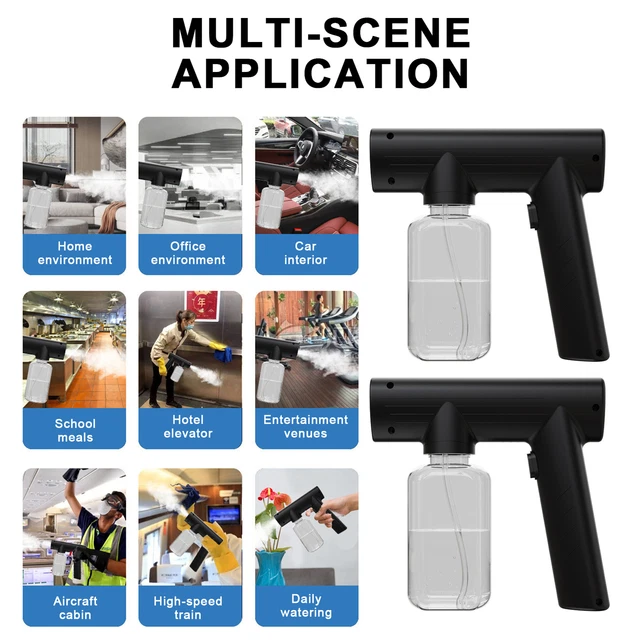 Spray portatile ergonomico resistente luce blu atomizzazione fine spruzzatore portatile
