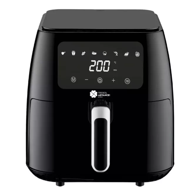 Freidora sin Aceite TREBOLFRY® 8.0L de Aire Caliente Dietética y Digital 1700W