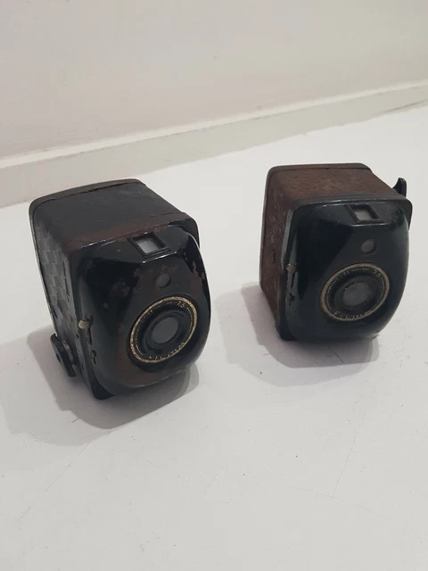 2 Macchina Fotografica FILMA 1:11 camera box 6×8cm made in Italy  Vintage