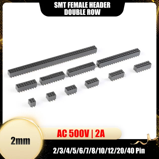 10 Stück Molex MLX 43025 Steckverbinder – 4-polig & 10-polig, Zweireihig, Schwarz, Kunststoff