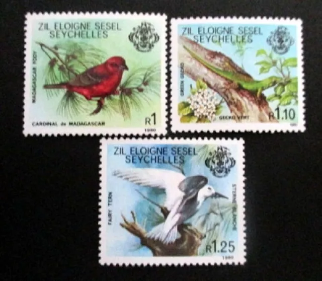 1981 Seychelles Sg487/488/489 Mint Mnh