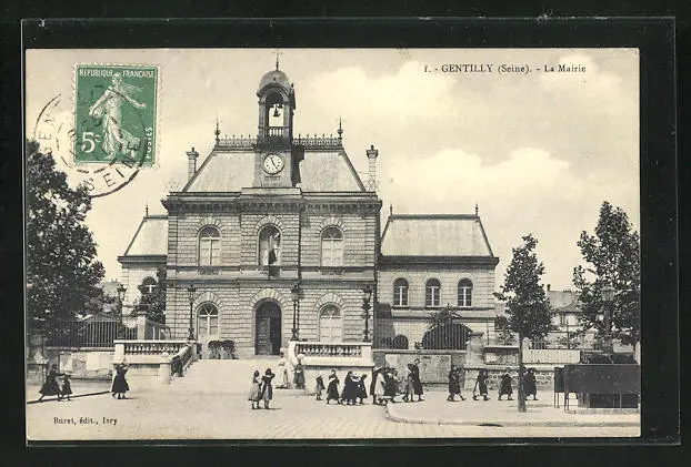 CPA Gentilly, La Mairie 1911