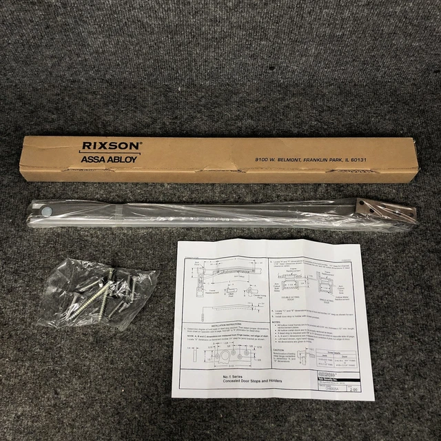 Rixson Assa Abloy 6-436 Concealed Mount Overhead Door Stop 630 NIB