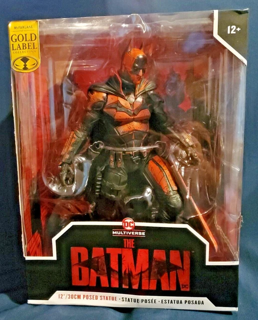 THE BATMAN 2022 McFarlane DC Multiverse Gold Label Exclusive 12" Posed