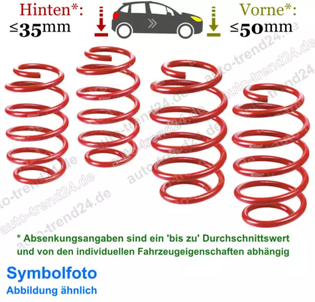 Sportline Tieferlegungsfedern 45-50mm & 30-35mm Absenkung