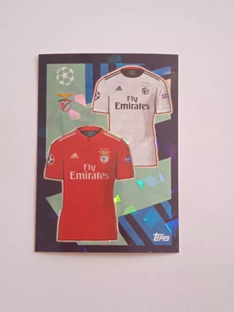 N. 498 Home/Away Kit SL Benfica - Champions League 2018/19 Topps