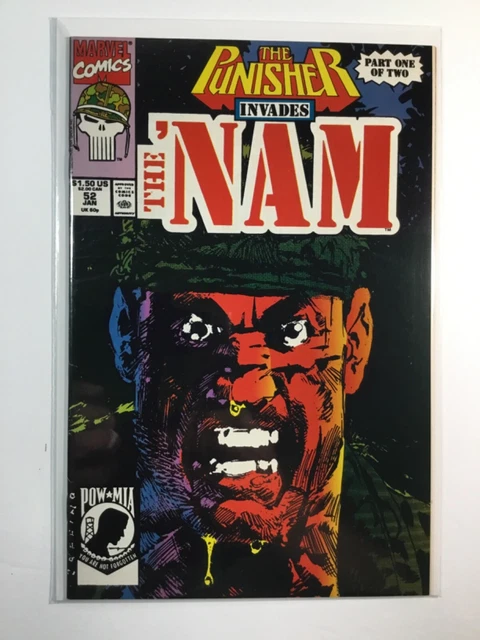 Nam (1986) #52A Vg 4.0 The Punisher Invades The ‘Nam. Cover By: Jorge Zaffino