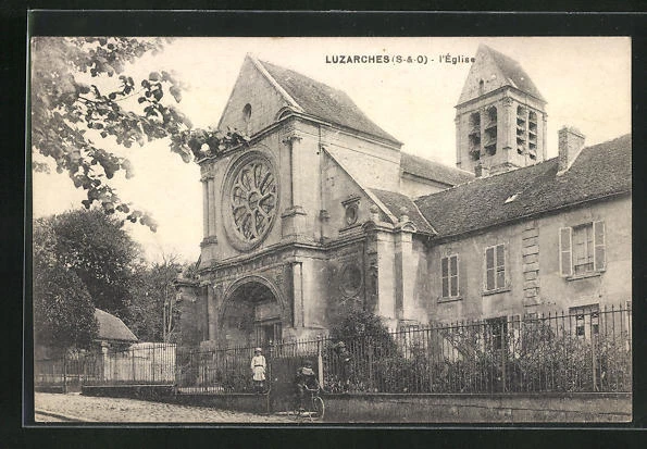 CPA Luzarches, L´Eglise