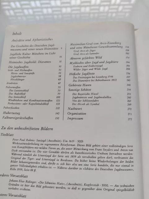 Deutsches Jagdmuseum München - eröffnungskatalog  1966 3