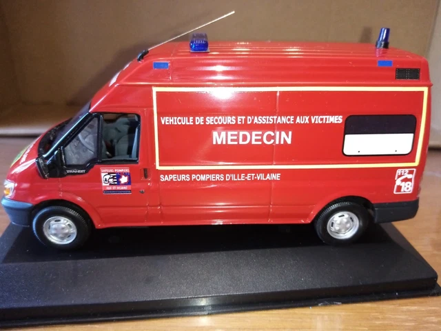 Renault Master T35 VSAB Picot pompiers - 1/43 - Hachette