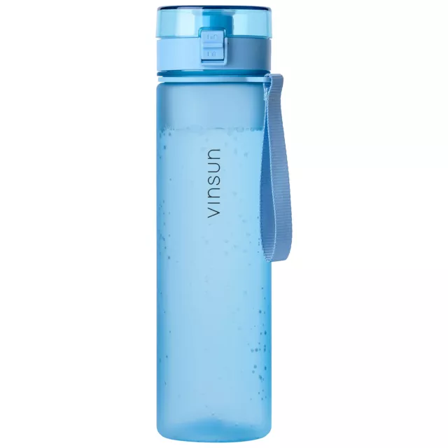 Trinkflasche 1L Sportflasche Wasserflasche BPA frei Kohlensäure geeignet Vinsun