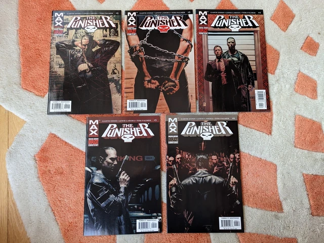 Punisher vol. 7 Max 2004 - 2-6 - Lot of 5 - 3 4 - NM - Marvel Comics - Ennis