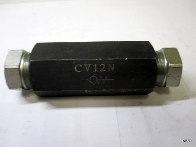 Hydraulic In-Line Check Valve, 37 GPM, 3000 PSI, 3/4” NPT Ports