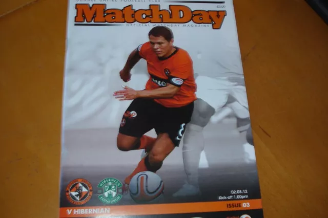 Dundee United V Hibernian (Hibs)                                          5/8/12