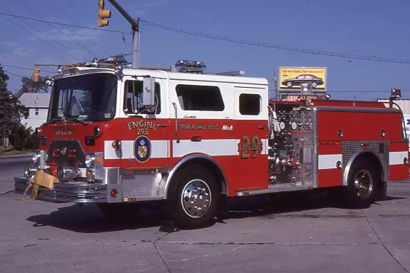 Silver Hill MD Engine 293 1976/96 Mack CF JC Moore Pumper - Fire Apparatus Slide