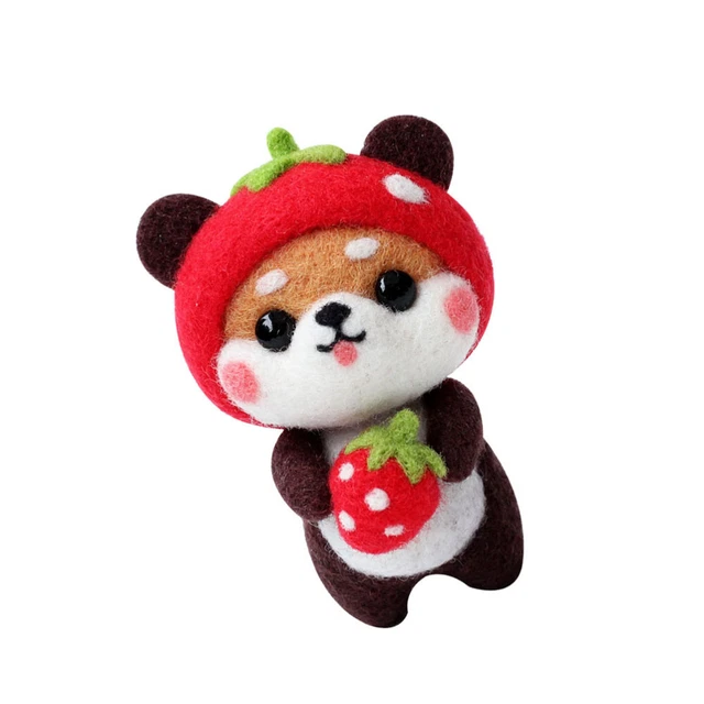 Proyecto de costura de fieltro suministros de fieltro muñeca kit mascota niño animal