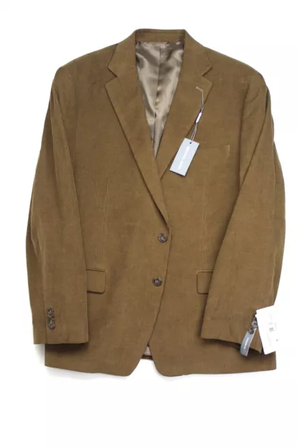 Michael Kors Men's 44L Sport Coat Modern-Fit Corduroy Blazer Vicuna Brown Michael Kors Men's 44L Sport Coat Modern-Fit Corduroy Blazer Vicuna Brown