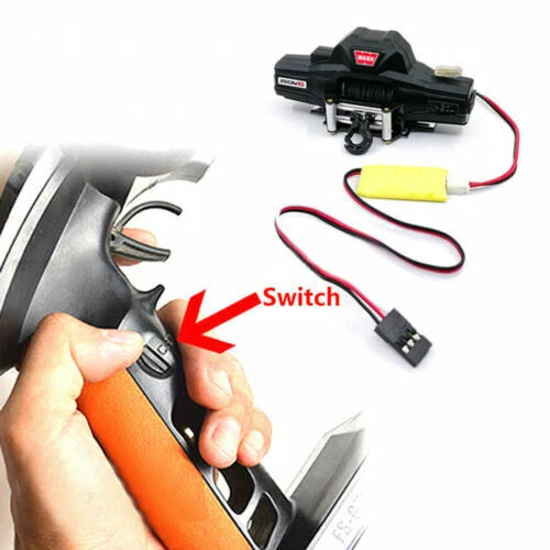 3 Way Wireless Remote Controller For 1/10 RC Crawler Axial SCX10 TRX4 D90 Winch