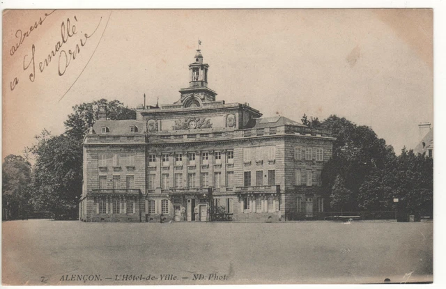 Cpa 61 - Alençon - Hôtel De Ville (Orne) - Écrite