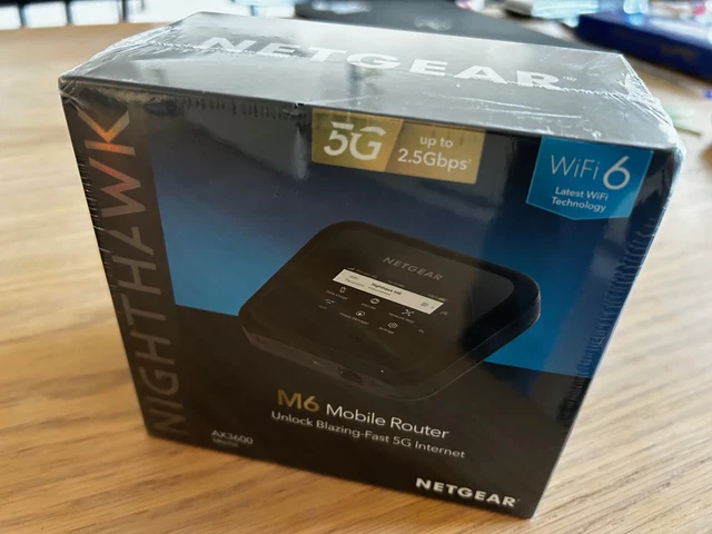 NETGEAR Nighthawk M6 Pro 5G Mobile Router With Sim Slot Unlocked Home + Portable