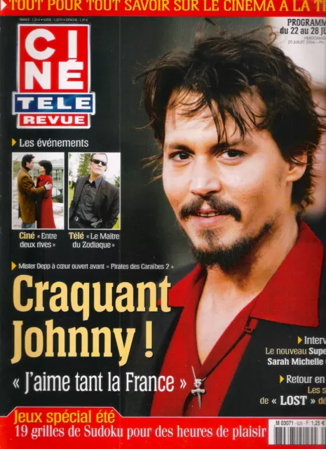 Ciné Télé Revue n° 29 (2006) - Johnny Depp