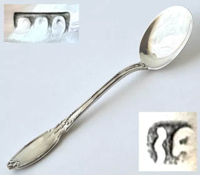 Empire Spoon Ice Cream Spoon Silver Belgium Um 1900 A24