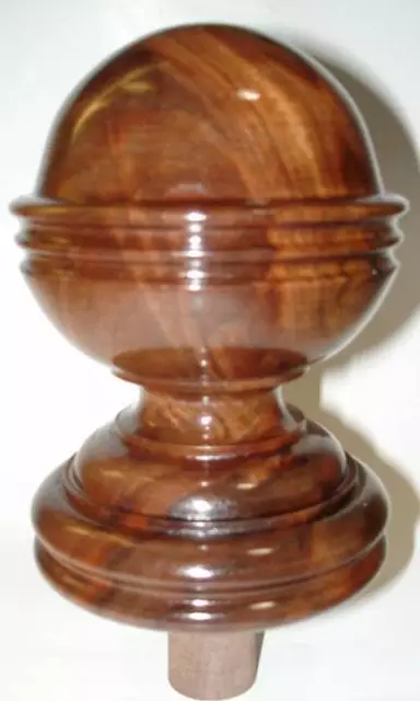 WOOD FINIAL UNFINISHED FOR NEWEL POST FINIAL OR CAP  Finial #22