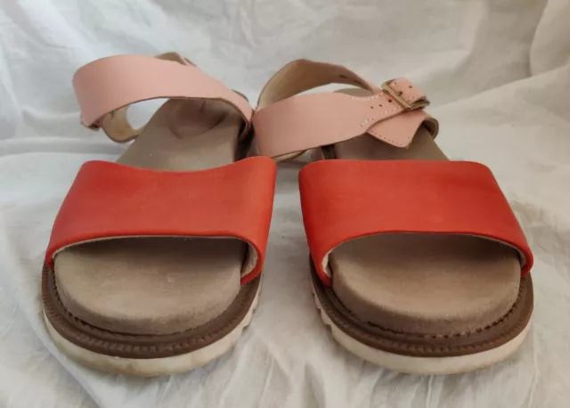 LADIES CLARKS FERNI Fame Silver Leather Buckle Ankle Strap Sandals Size Uk 4.5 22.00 PicClick UK