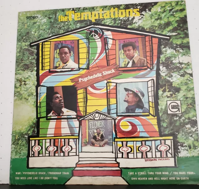 The Temptations   Psychedelic Shack   Original Gordy Motown Lp Gs947 Vg